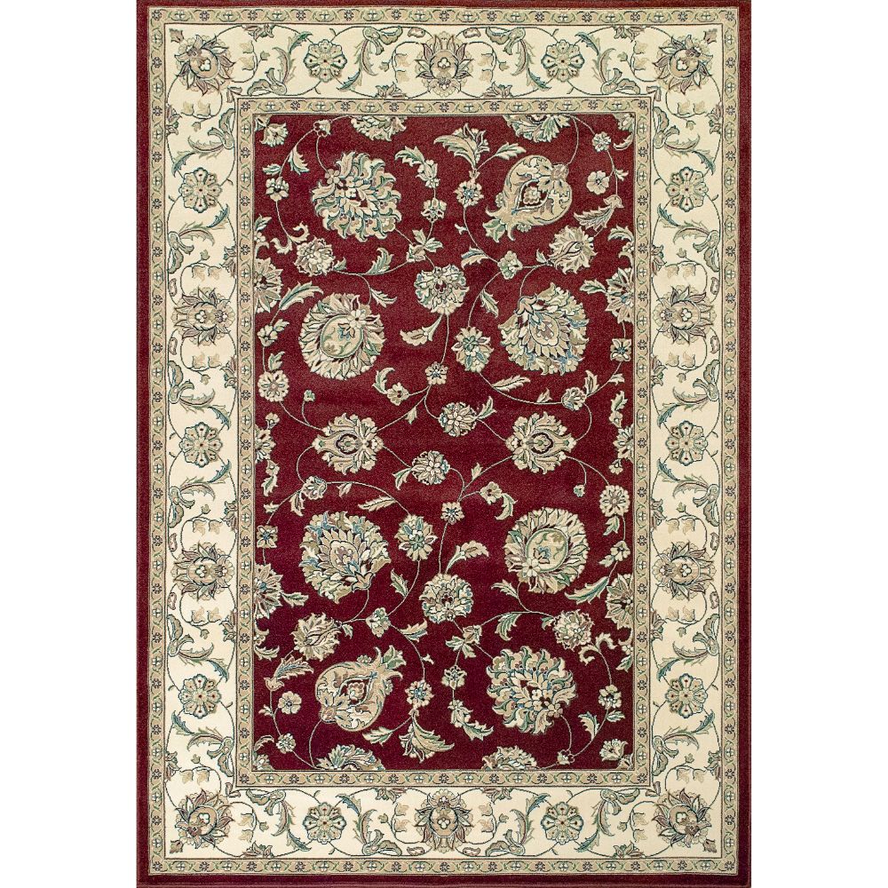 Dynamic Rugs 57365-1464 Ancient Garden 9.2 Ft. X 12.10 Ft. Rectangle Rug in Red/Ivory